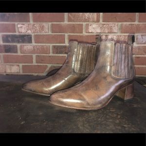 Freebird by Steven Dane NEW Chelsea Brown Distressed Leather Boots Bootie sz 10